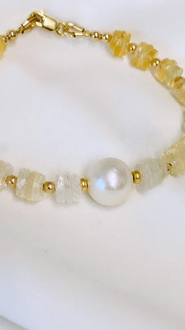 Alexa bracelet - White Edison pearl