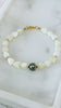Pikake x Tahitian pearl bracelet