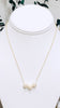 Akoya pearl necklace - 3 pearl