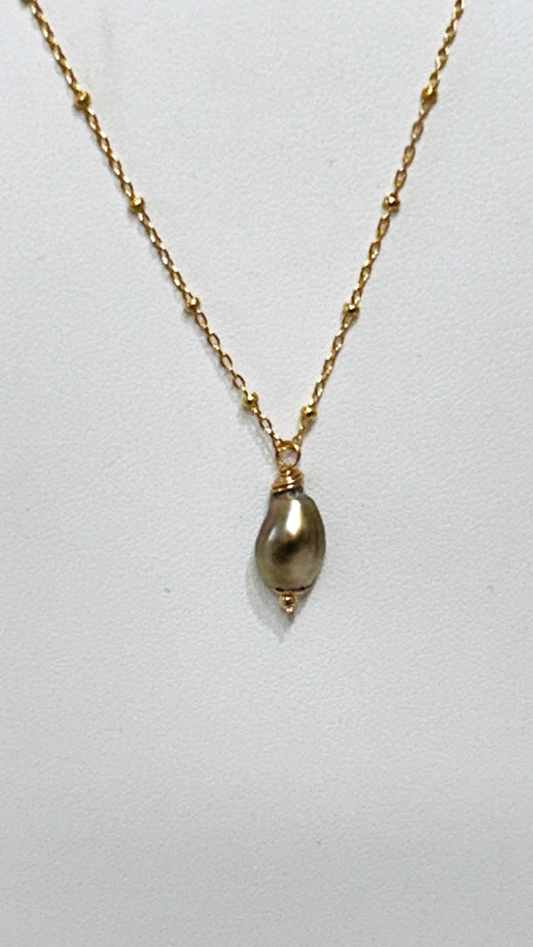 Maya Keshi necklace - Latte