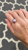 Purple Edison solitaire ring