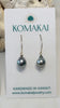 Fish hook earrings -  Tahitian Pearl