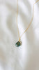 14K Tahitian pendant necklace
