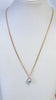 Light Tahitian keshi pendant necklace