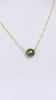 Classic Green Tahitian pearl necklace