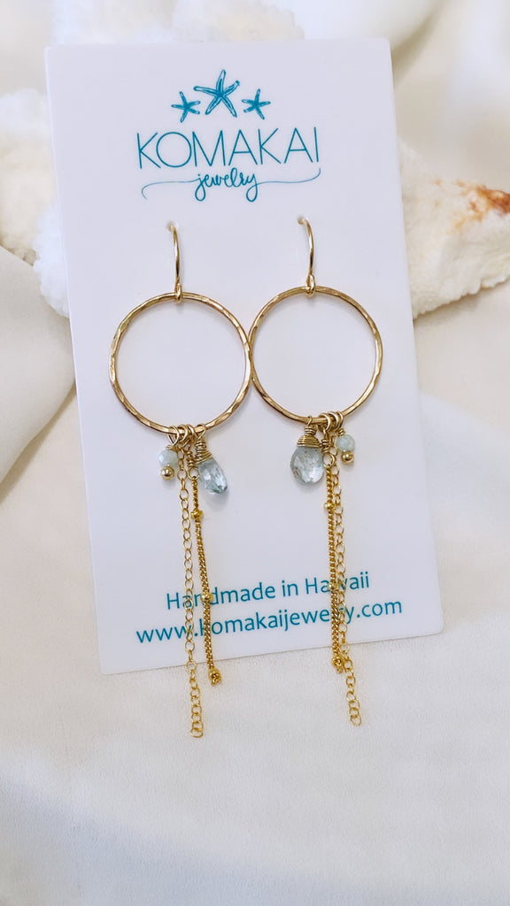 Siena gemstone earrings