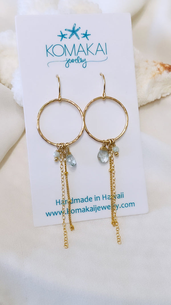 Siena gemstone earrings