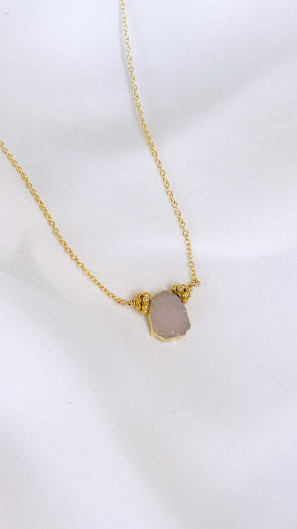 Druzy necklace
