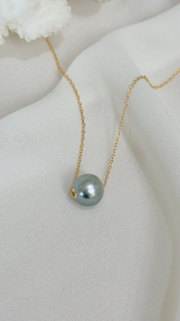 AAA Mermaid Tahitian pearl necklace