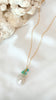 TRELLIS pendant necklace - Peruvian opal