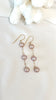 Vera pearl earrings - Pink Edison