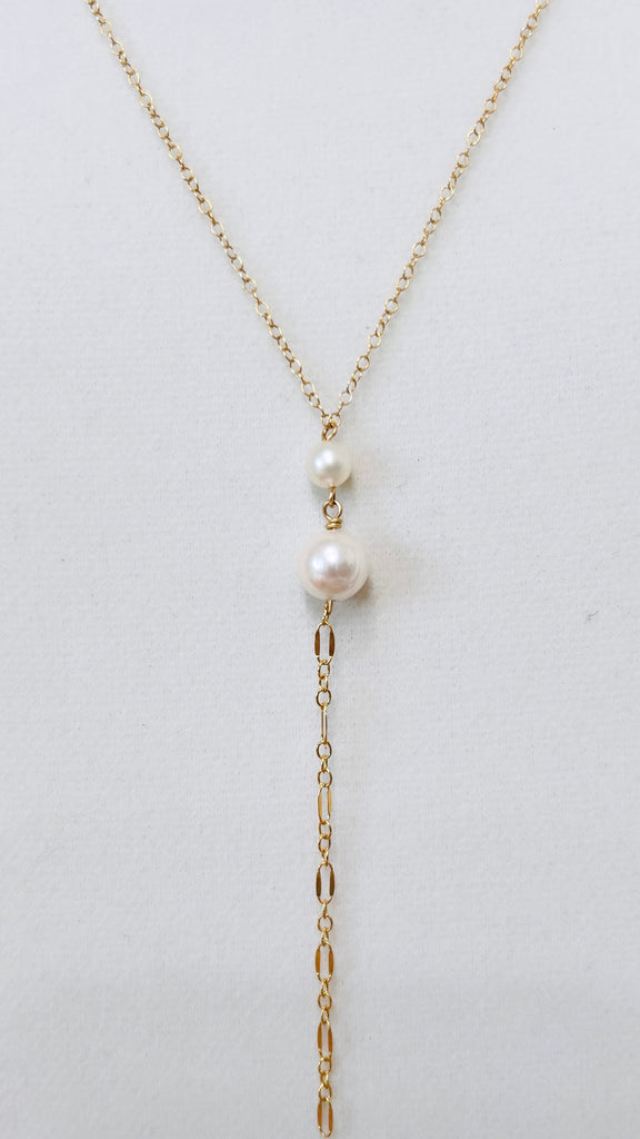 Sway lariat - Freshwater keshi