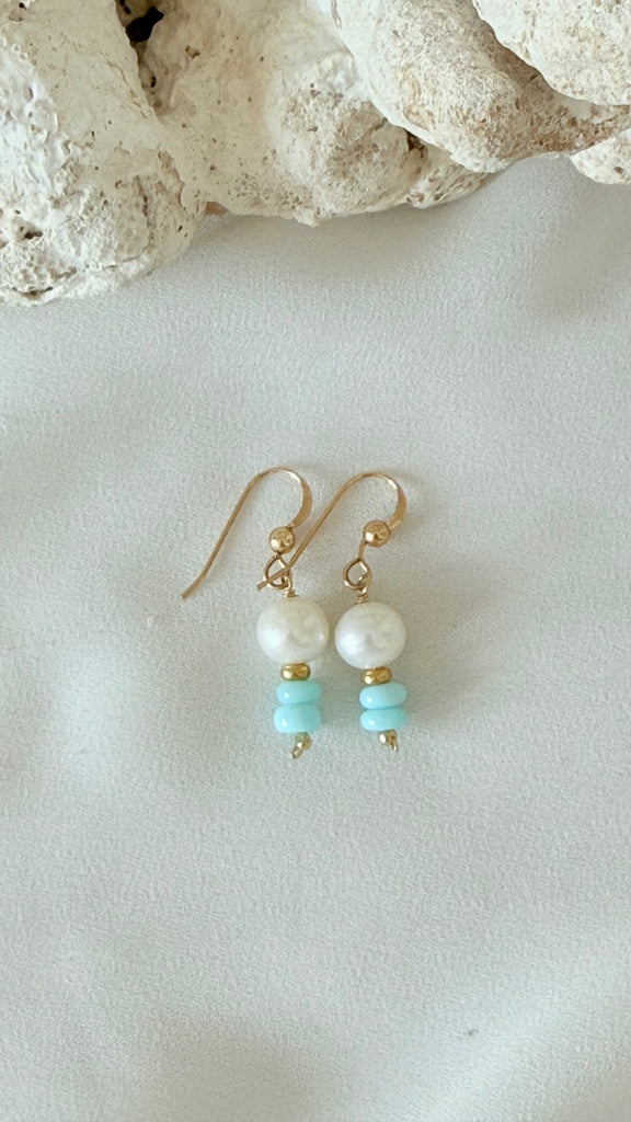 DAYDREAM earrings - Peruvian opal