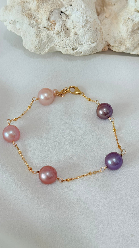 Ombre 5 pearl bracelet - Edison