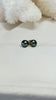 Tahitian Keshi studs - Perfect gray
