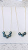Tahitian Multi pearl necklace