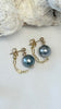 Poolside earrings - Tahitian pearl