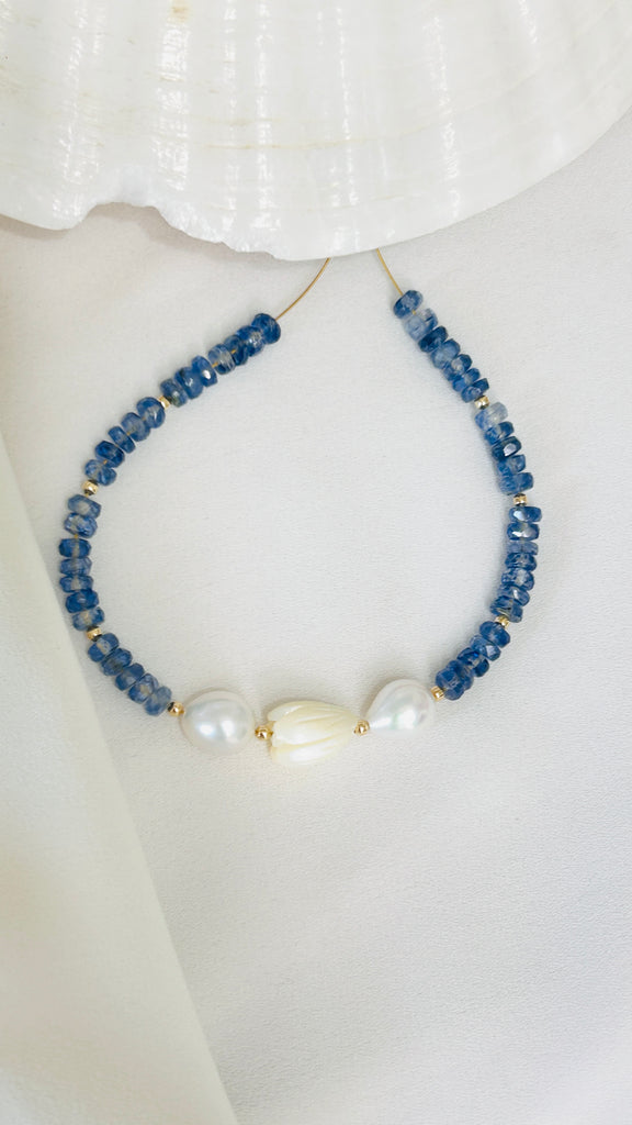 Pikake pearl gemstone bracelet