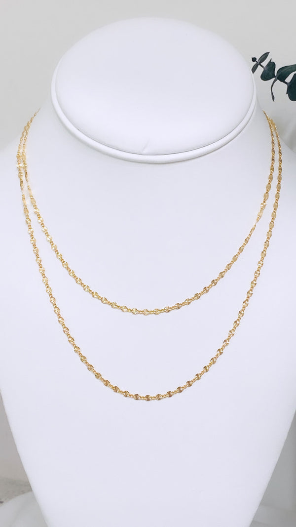 Starburst layering necklaces