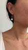SWAY D-earrings - Freshwater pearl
