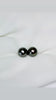 9-10mm Tahitian stud earrings - 14K