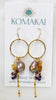 Trellis hoop earrings - Rainbow Edison Pearl
