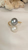Tahitian pearl bypass ring