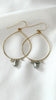 GIA earrings - Tahitian Keshi