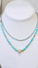 Aquamarine full gemstone necklace