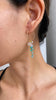 Trellis hoop earrings - Turquoise mix