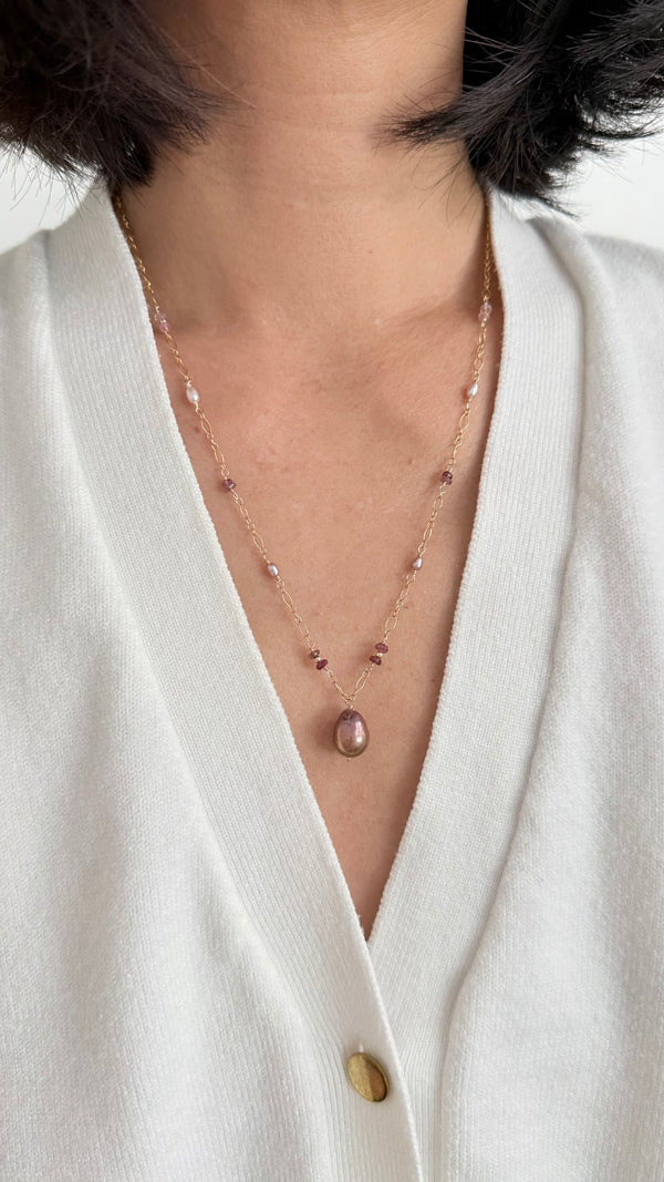 BELLE II necklace - Edison Pearl