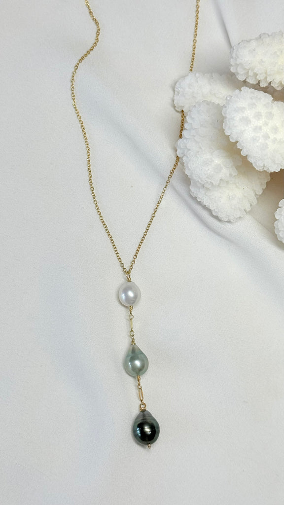 Le'a Long Lariat - Tahitian ombre