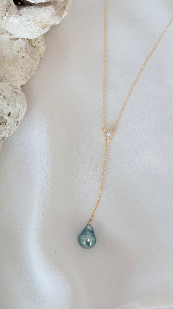 Mystic necklace - 10-11mm Tahitian