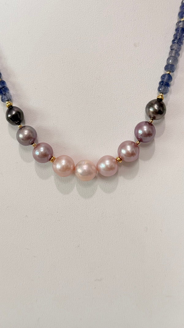 ARIEL 9 necklace - Iolite