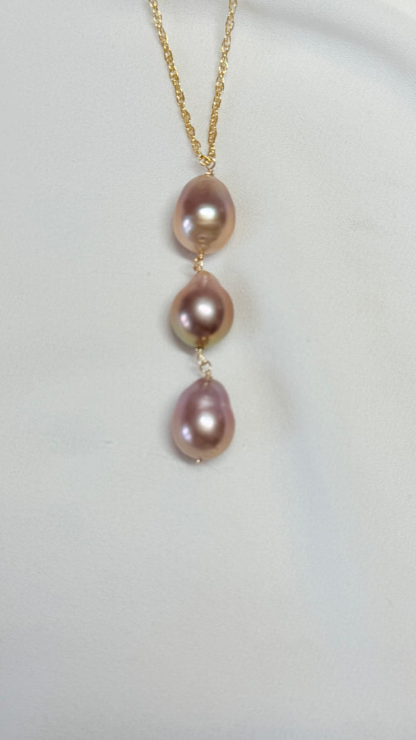 Le'a Lariat - Pink Edison