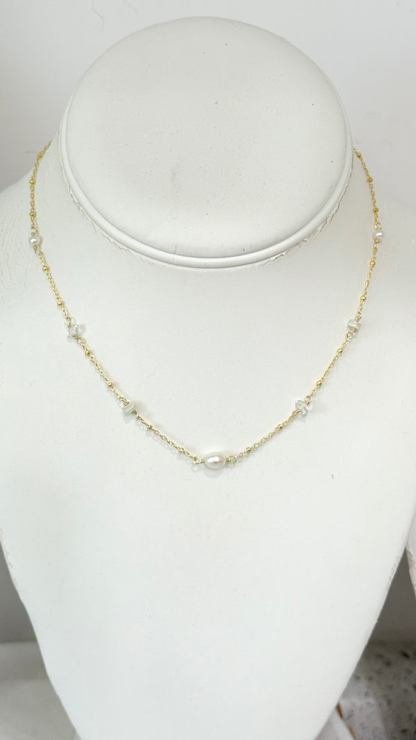 TULUM necklace - White mix