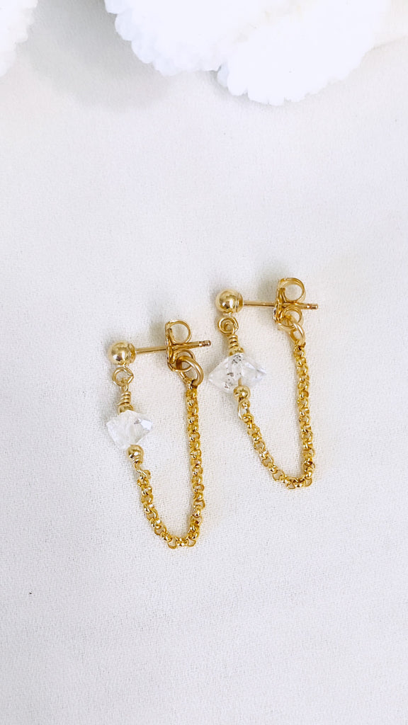 Herkimer chain studs