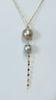 Sway necklace -Mocha  Tahitian