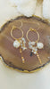 Trellis hoop - freshwater pearl