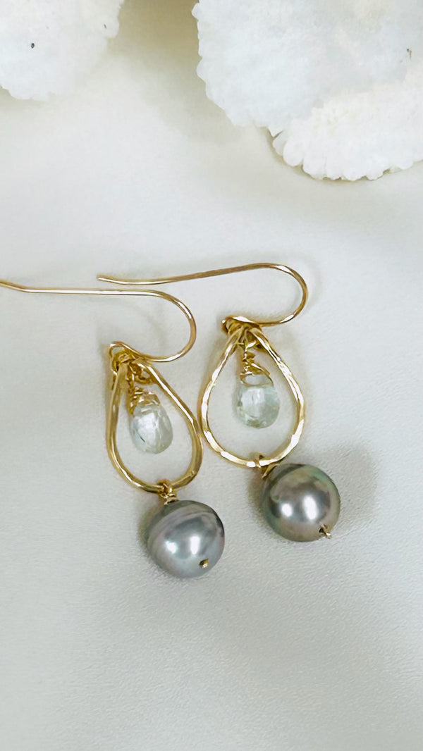 Gillian tear earrings