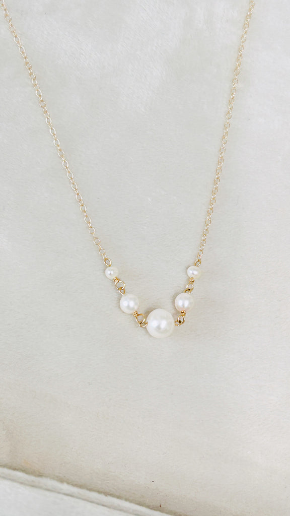 14K Clarice Akoya necklace