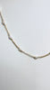 Freshwater keshi station necklace