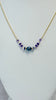 CLARICE necklace - Dark Purple keshi