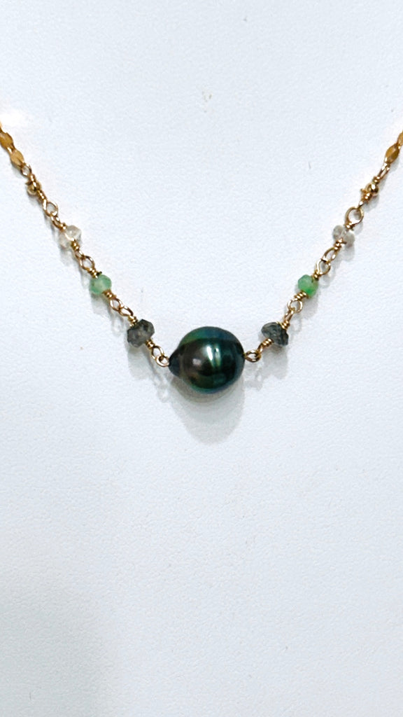 Clarice necklace - Emerald