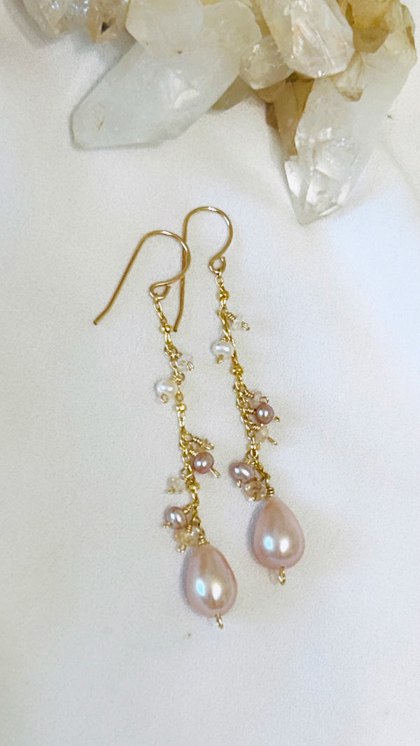 CELESTIAL pearl earrings