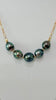 VENUS Pearl necklace - Peacock Tahitian