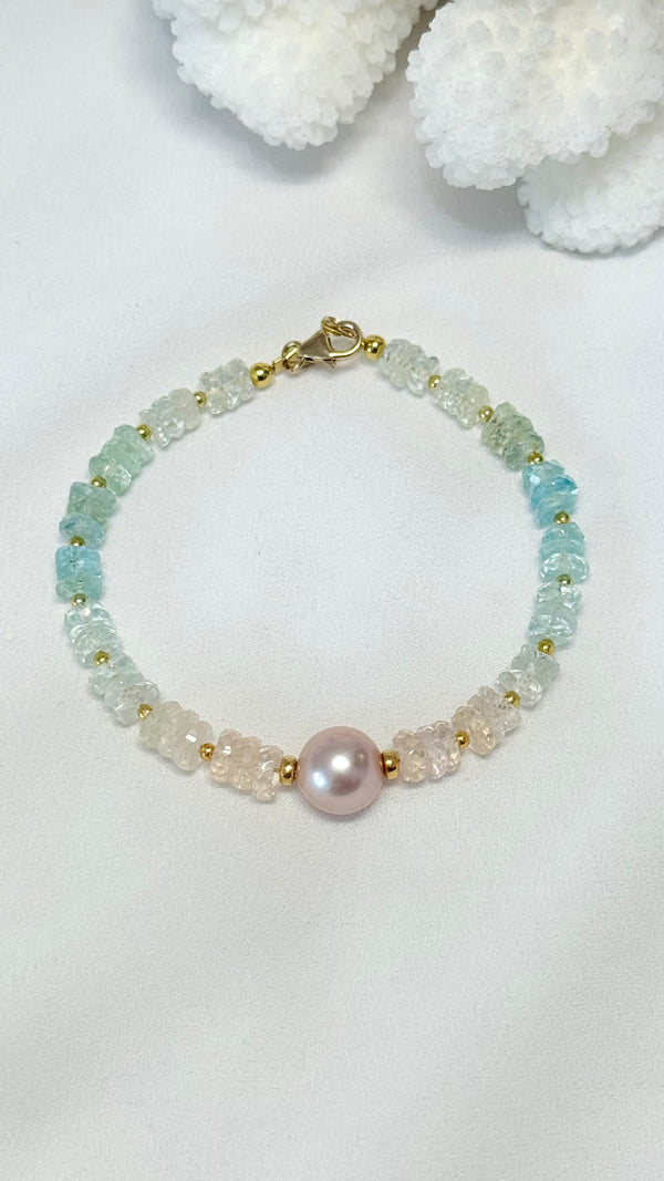 Pastel ALEXA bracelet  - Pink Edison