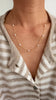 DEWDROP necklace -Freshwater keshi