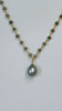 Labradorite x Tahitian pearl necklace
