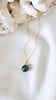 14K Tahitian pendant necklace